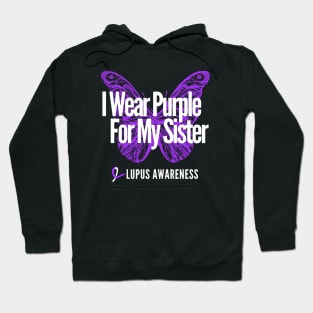 I Wear Purple For My Sister Hoodie